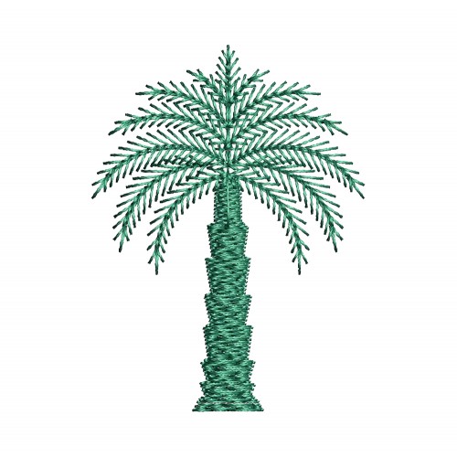 Date Palm Tree Embroidery