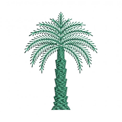 Date Palm Tree Embroidery
