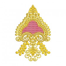 Decorative Jumka Embroidery Design