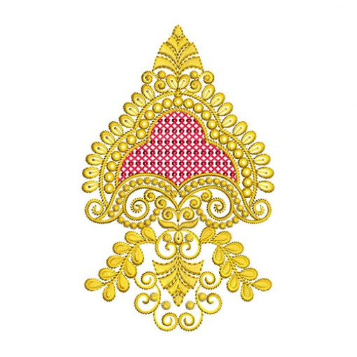 Decorative Jumka Embroidery Design