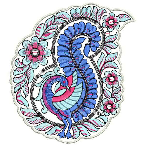 peacock embroidery designs pattern