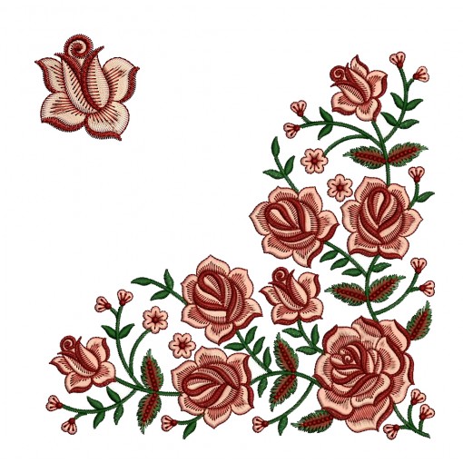 Delicate Corner Embroidery For Wedding Dresses Delicate Corner Embroidery For Wedding Dresses
