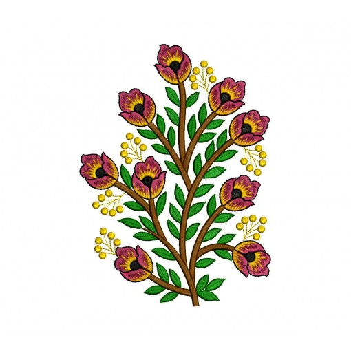 Denim Casual Clothing Patch Embroidery Design