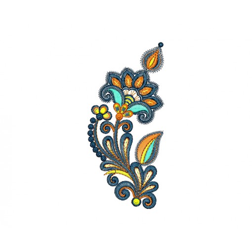 Door Curtains Embroidery Patch