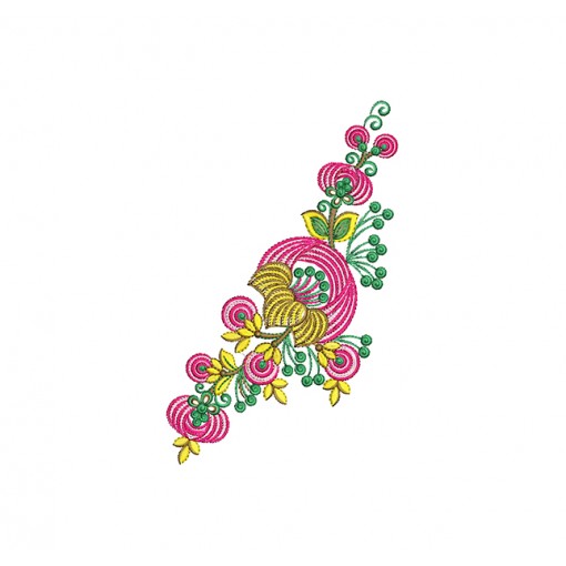Dupatta Patch Embroidery Design