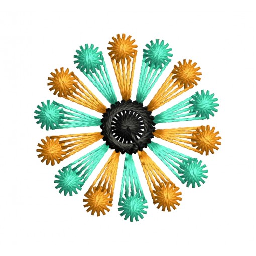 Easy Floral Embroidery Pattern