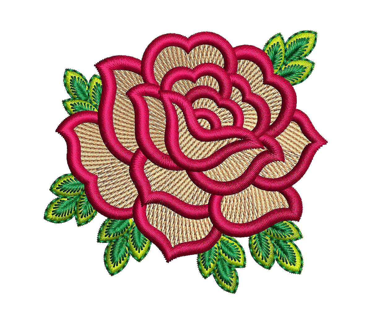 Easy Flower Embroidery Design