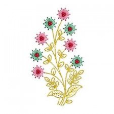 EmbDesignTube - Alluring Floral Home Decor Embroidery Design