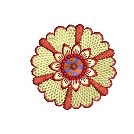 Elegant Square Buta Applique Embroidery Design Elegant Square Buta Applique Embroidery Design