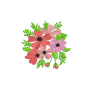 Large Classic Daisy Applique Embroidery Design