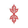 Unique Badge Embroidery Design (4 Colors, 5.5cm x 2.5cm)
