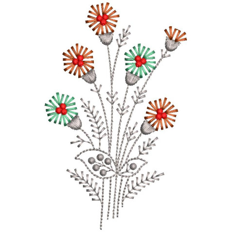 Elegant Vasanthika Embroidery Design