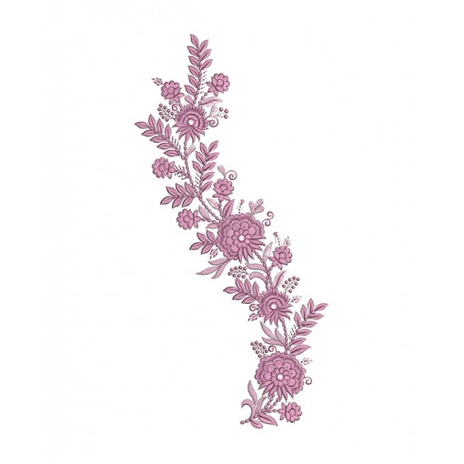 Embroidery Applique For Cotton Kurtis