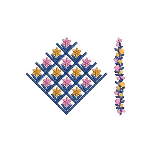 Embroidery Applique With Tiny Lace Embroidery Applique With Tiny Lace