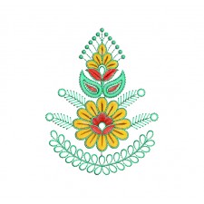 Embroidery Butta For Bridal Gown