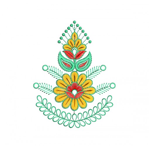 Embroidery Butta For Bridal Gown