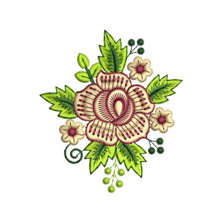 Embroidery Design Small Flowers