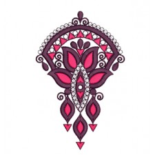 Embroidery Design With Hand Work Space