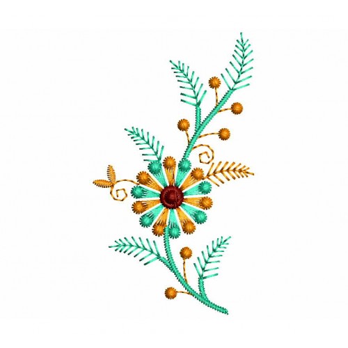 Embroidery Flower Design Pattern