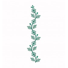 Embroidery Flower Vine