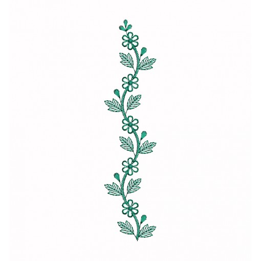 Embroidery Flower Vine