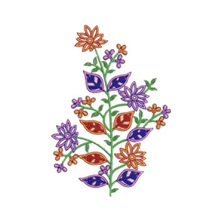 Embroidery Flower Vine For Kurtis