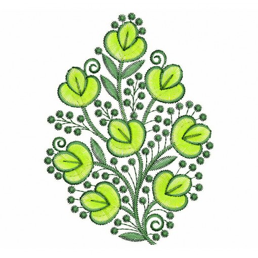 Embroidery Stitches Flower Design