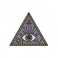Evil Eye Embroidery Design
