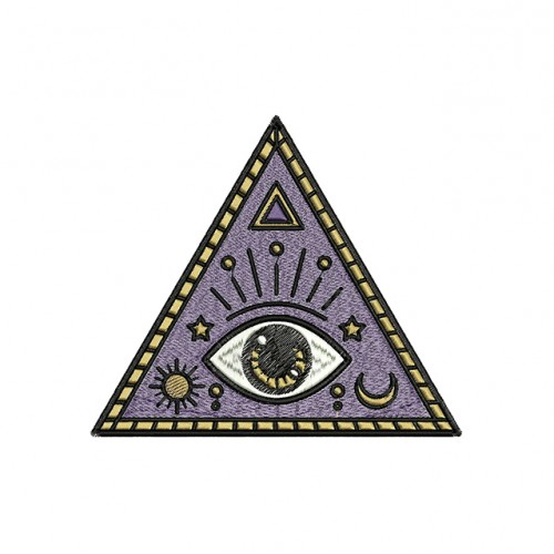 Evil Eye Embroidery Design