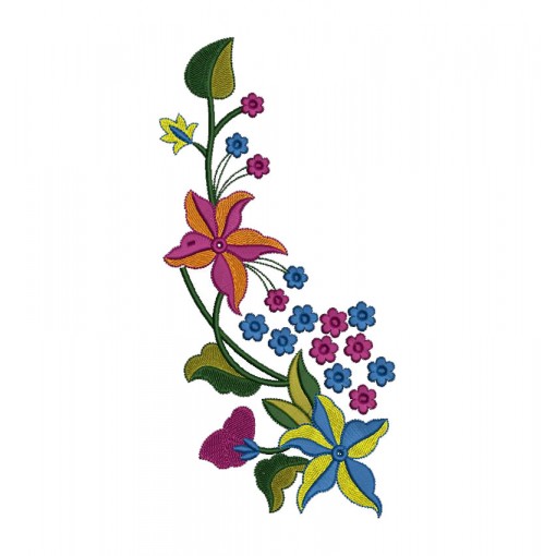 Fanciful Flowers Quilt Pattern 16783
