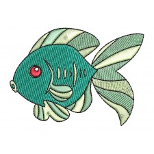 Fish Applique Embroidery Design