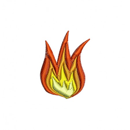 Flame Embroidery Pattern