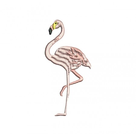 Flamingo Embroidery Design