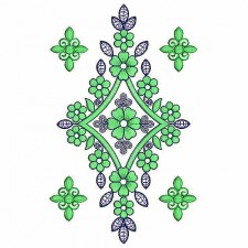 Flat With Cording New Stitch Effect Embroidery Design 24778