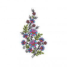 Floral Embroidery For Jeans Pants