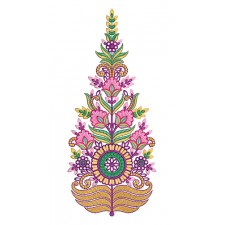 Floral Folk Embroidery For Tunics