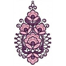 Floral Machine Embroidery Design 25739