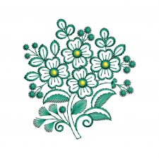 Floral Meadow Embroidery Pattern