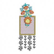 Floral Medallion Embroidery Patch