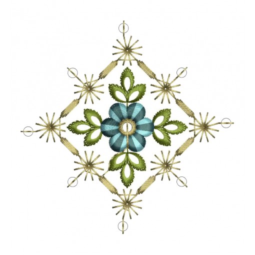 Floral Motifs For Embroidery