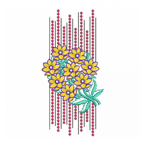 Flower Decorative Embroidery Design