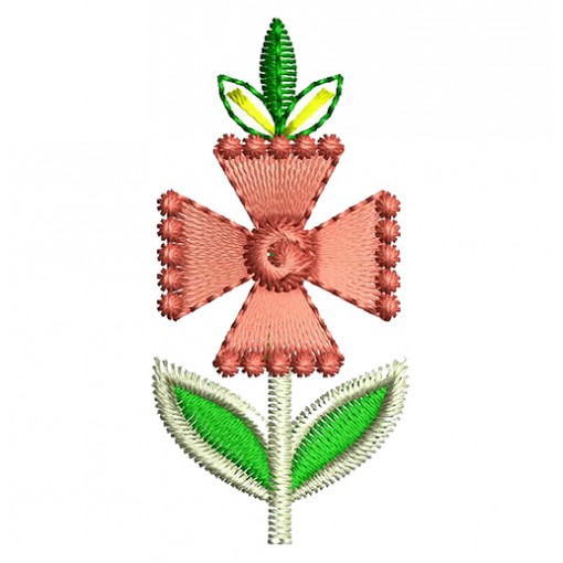 Flower Embroidery Design For Face Mask