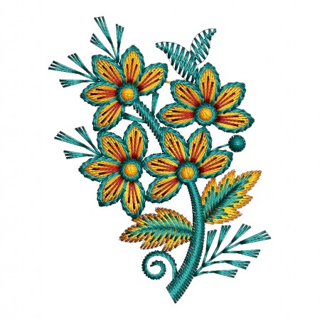 Flower Embroidery Design Simple