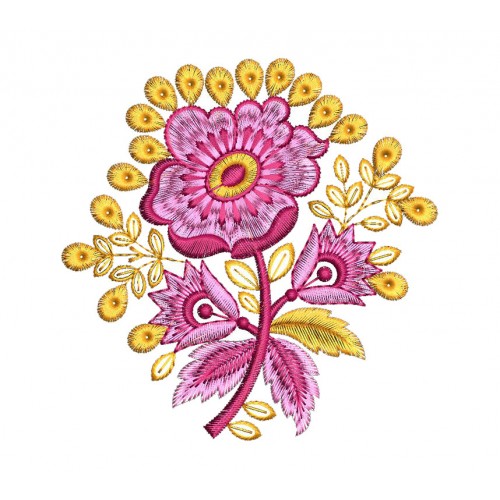 Flower Embroidery Pattern