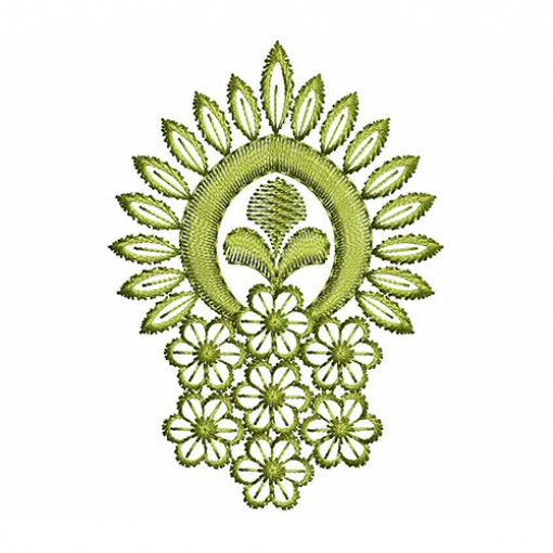 Flower Jumka Bunch Embroidery