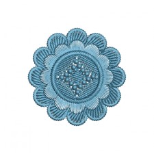 Flower Pattern Embroidery Patch