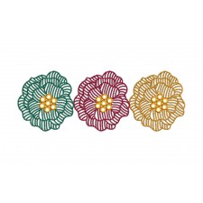 Flowers Embroidery Lace For Summer Top