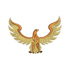 Flying Eagle Embroidery Design