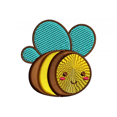 Free Bee Machine Embroidery Design