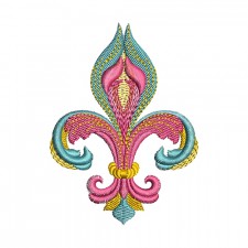 Fleur De Lis Embroidery Design